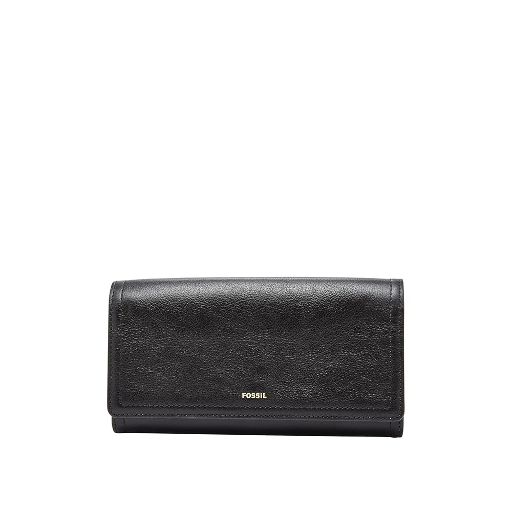 新品　Fossil フォッシル 二つ折り財布 アレン RFID レザー　ブラック メンズ三つ折りりウォレット・財布| FOSSIL（フォッシル）